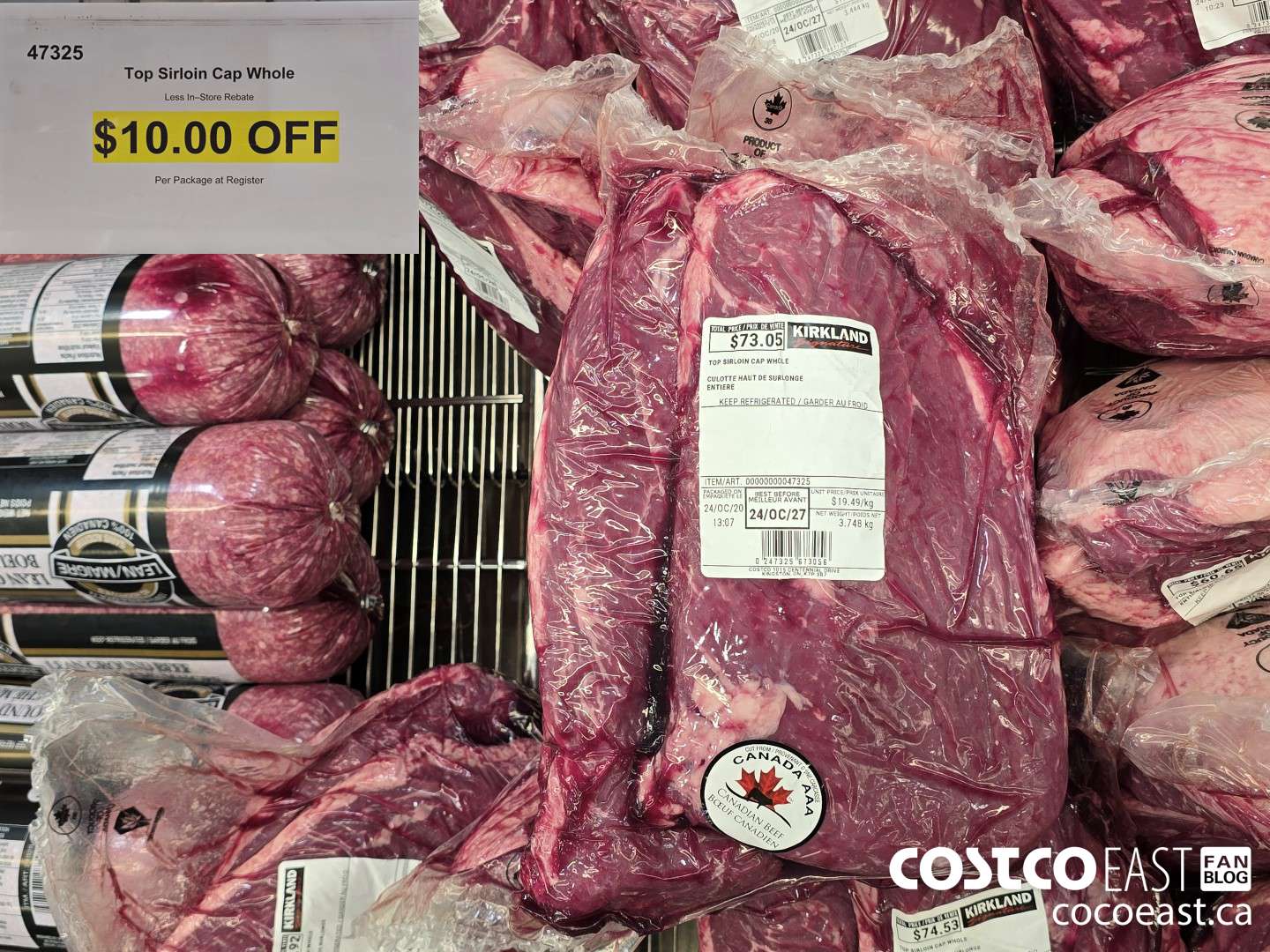 47325 Top Sirloin Cap Whole ($10.00 INSTANT SAVINGS)
