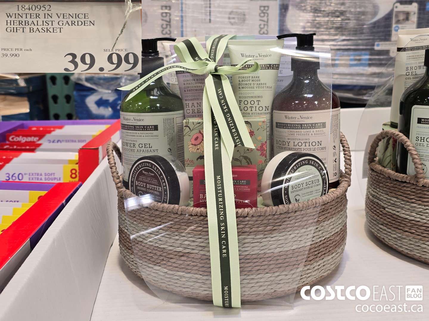 1840952 WINTER IN VENICE HERBALIST GARDEN GIFT BASKET $39.99