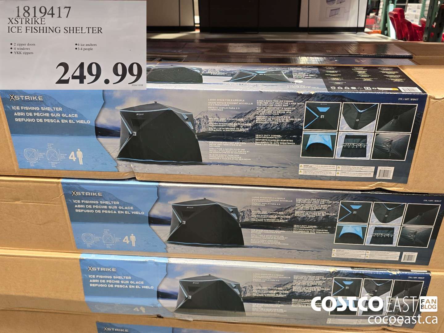 1819417 XSTRIKE ICE FISHING SHELTER $249.99