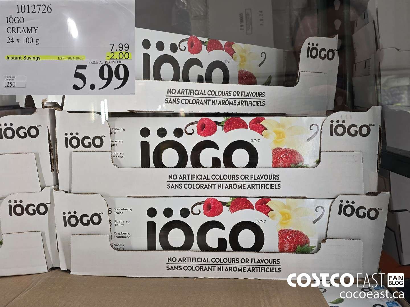 1012726 lOGO CREAMY 24 x 100 g ($2.00 INSTANT SAVINGS EXPIRES ON 2024-10-27) $5.99