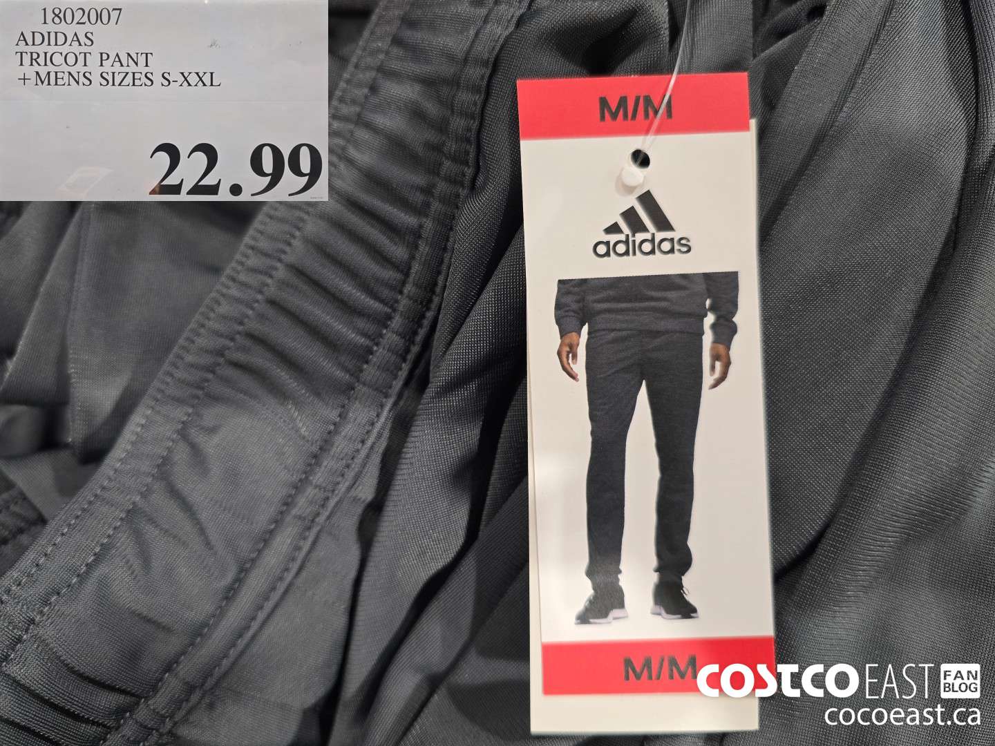 1802007 ADIDAS TRICOT PANT +MENS SIZES S-XXL $22.99
