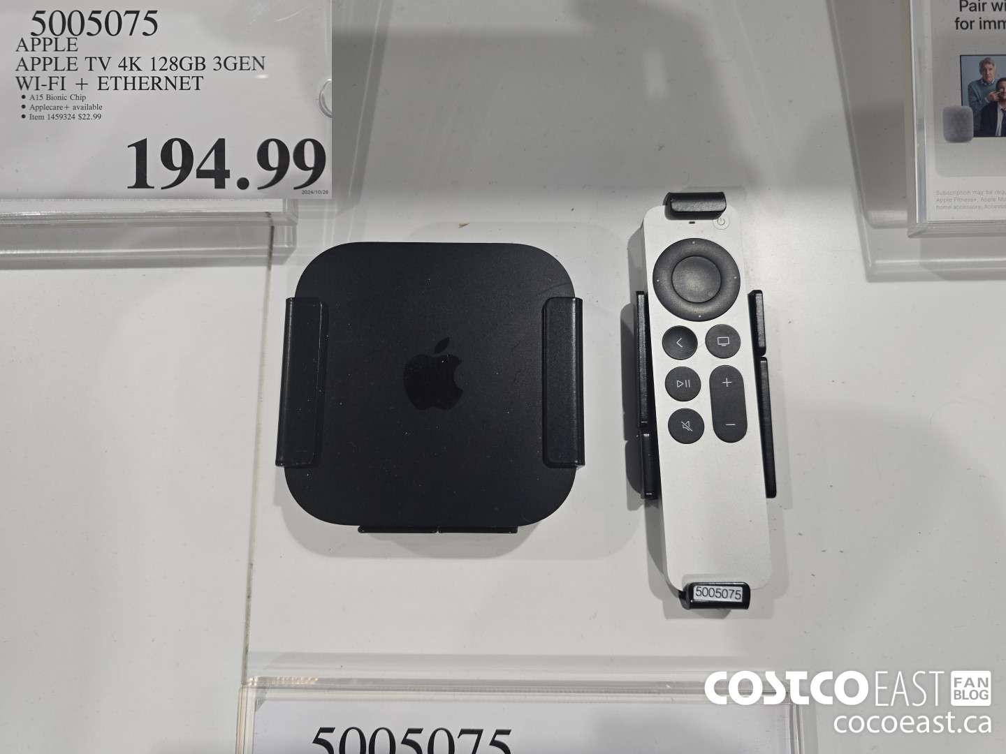 5005075 APPLE APPLE TV 4K 128GB 3GEN WI-FI + ETHERNET $194.99