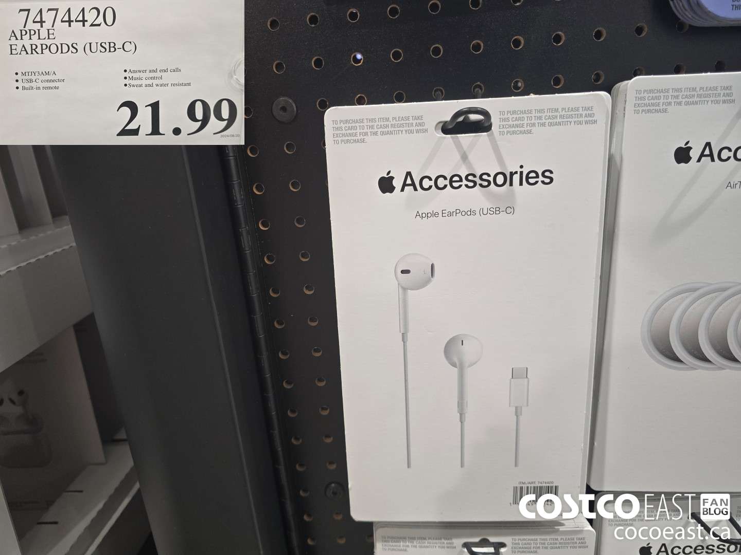 7474420 APPLE EARPODS (USB-C) $21.99