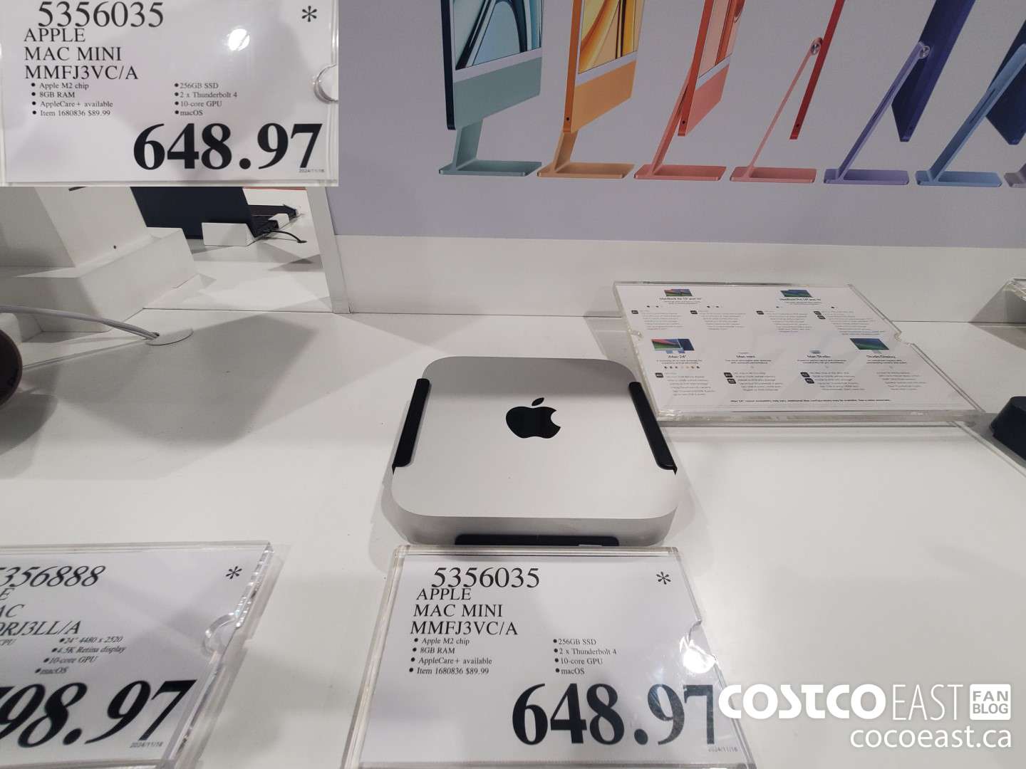 5356035 APPLE MAC MINI MMFI3VC/A $648.97