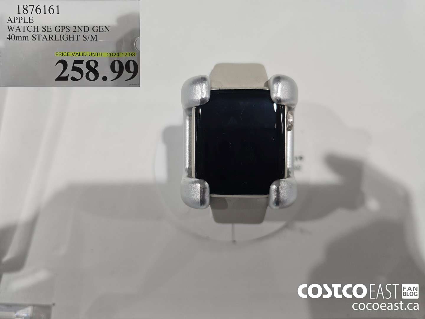 1876161 APPLE WATCH SE GPS 2ND GEN 40mm STARLIGHT S/M $258.99