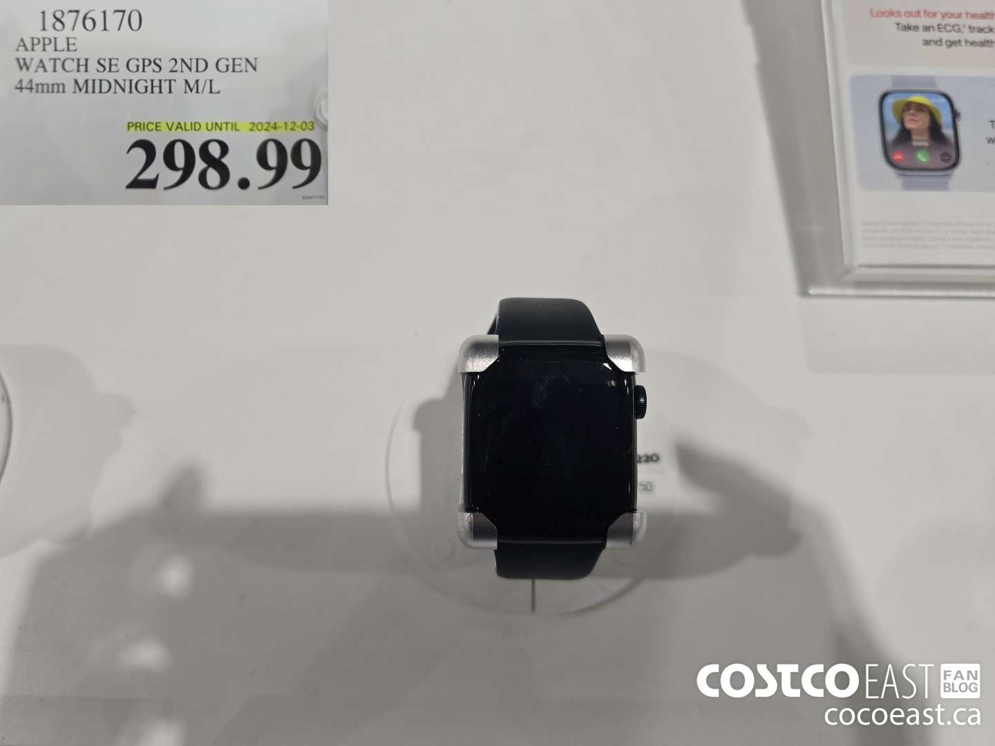 1876170 APPLE WATCH SE GPS 2ND GEN 44mm MIDNIGHT M/L $298.99