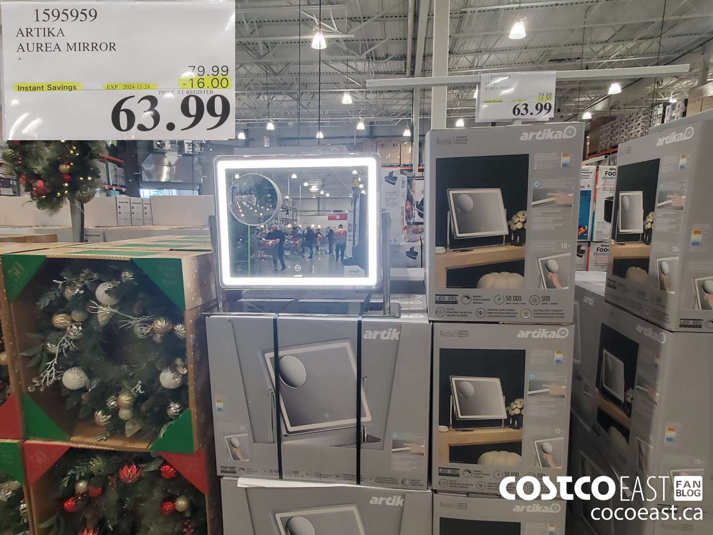 1595959 ARTIKA AUREA MIRROR ($16.00 INSTANT SAVINGS EXPIRES ON 2024-11-24) $63.99