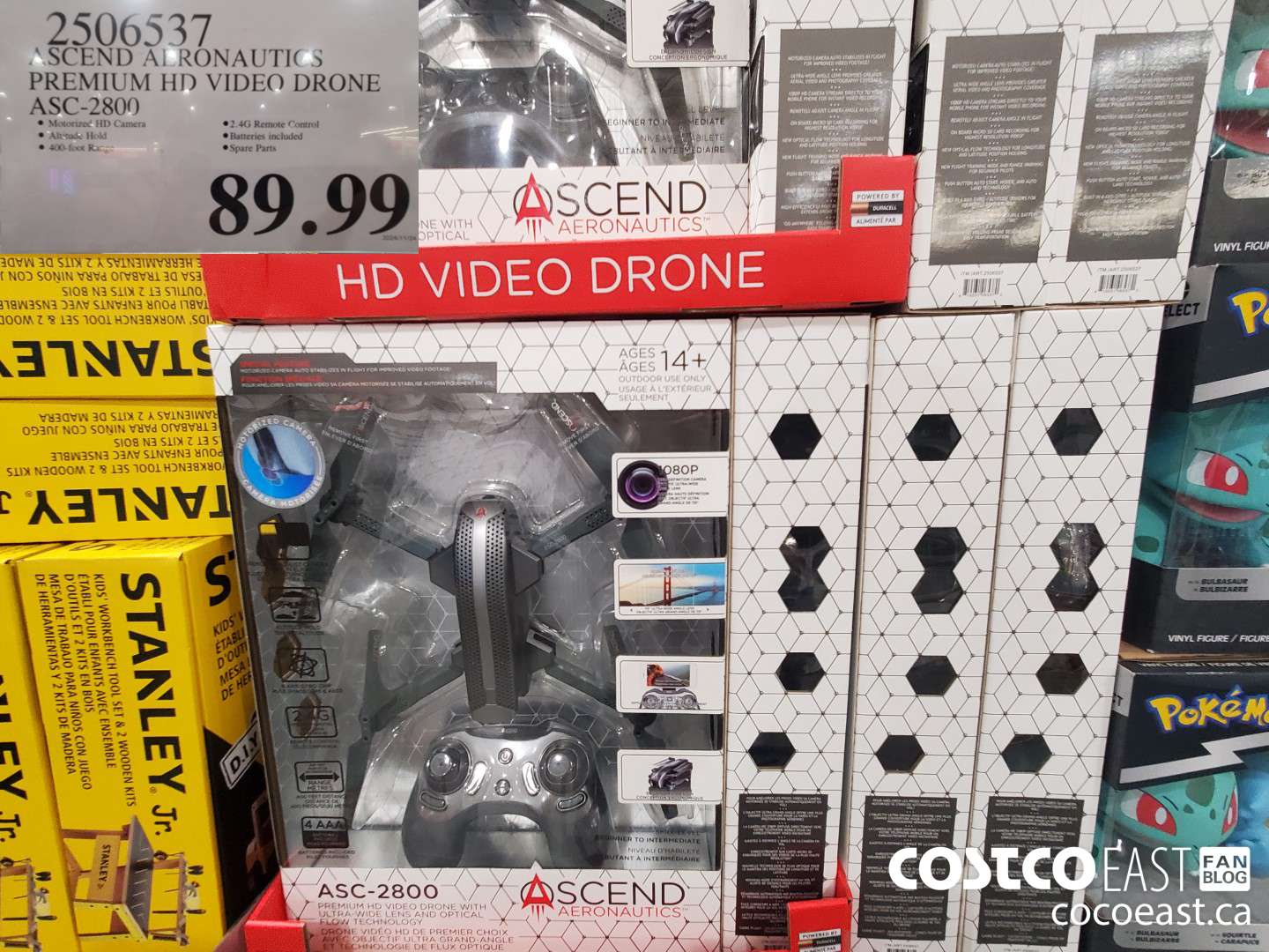 2506537 ASCEND AERONAUTICS PREMIUM HD VIDEO DRONE ASC-2800 $89.99