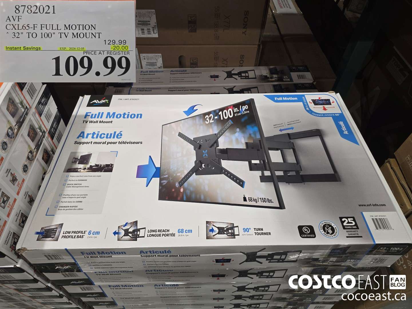 8782021 AVF CXL65-F FULL MOTION 32