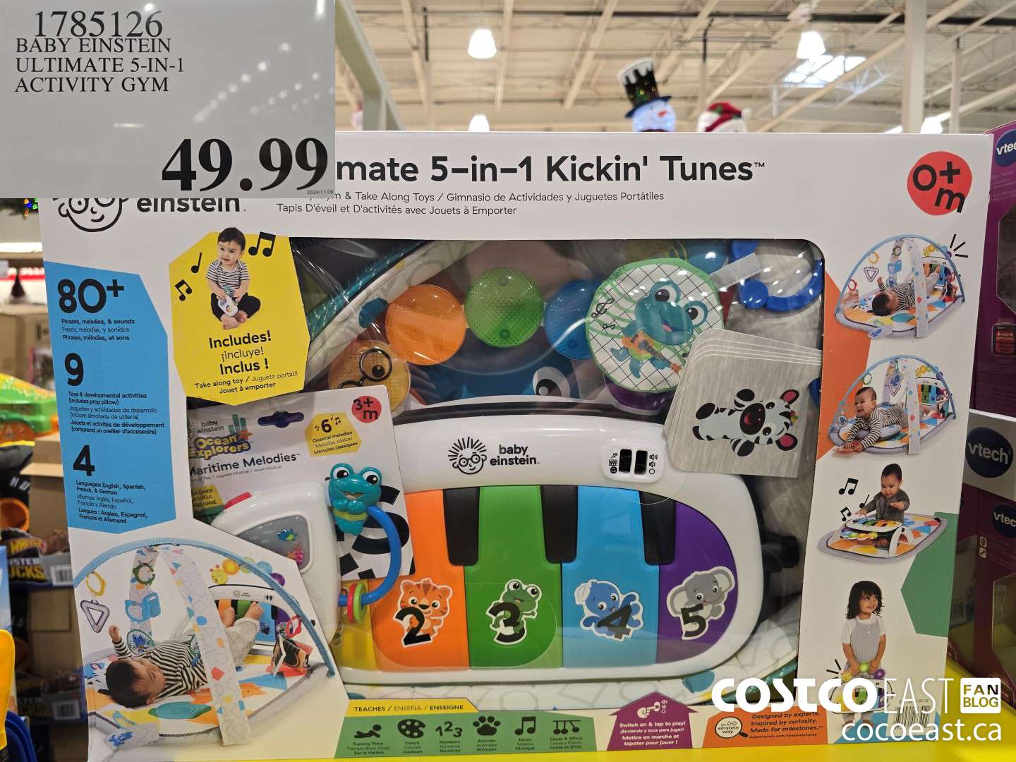 1785126 BABY EINSTEIN ULTIMATE 5-IN-1 ACTIVITY GYM $49.99