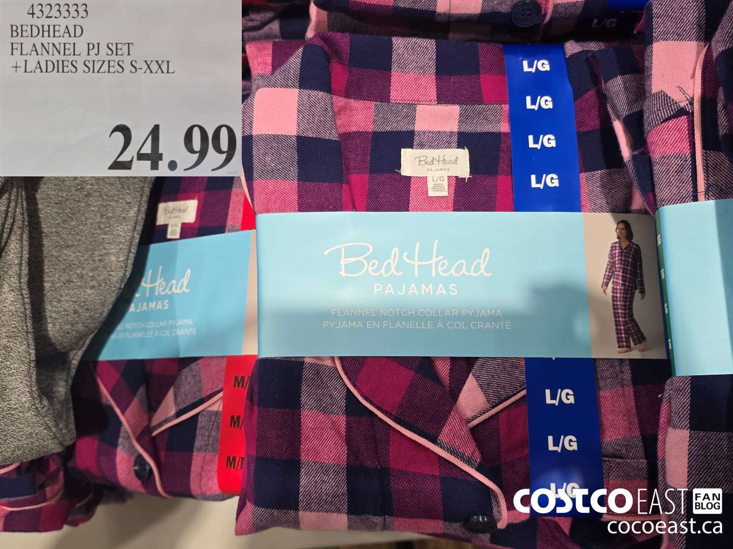 4323333 BEDHEAD FLANNEL PJ SET +LADIES SIZES S-XXL $24.99