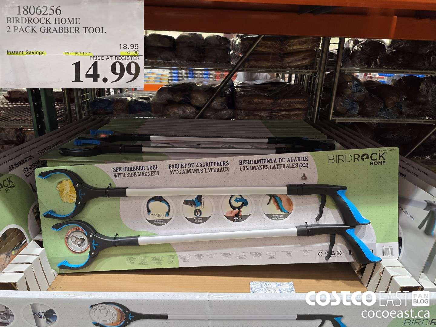 1806256 BIRDROCK HOME 2 PACK GRABBER TOOL ($4.00 INSTANT SAVINGS EXPIRES ON 2024-11-17) $14.99