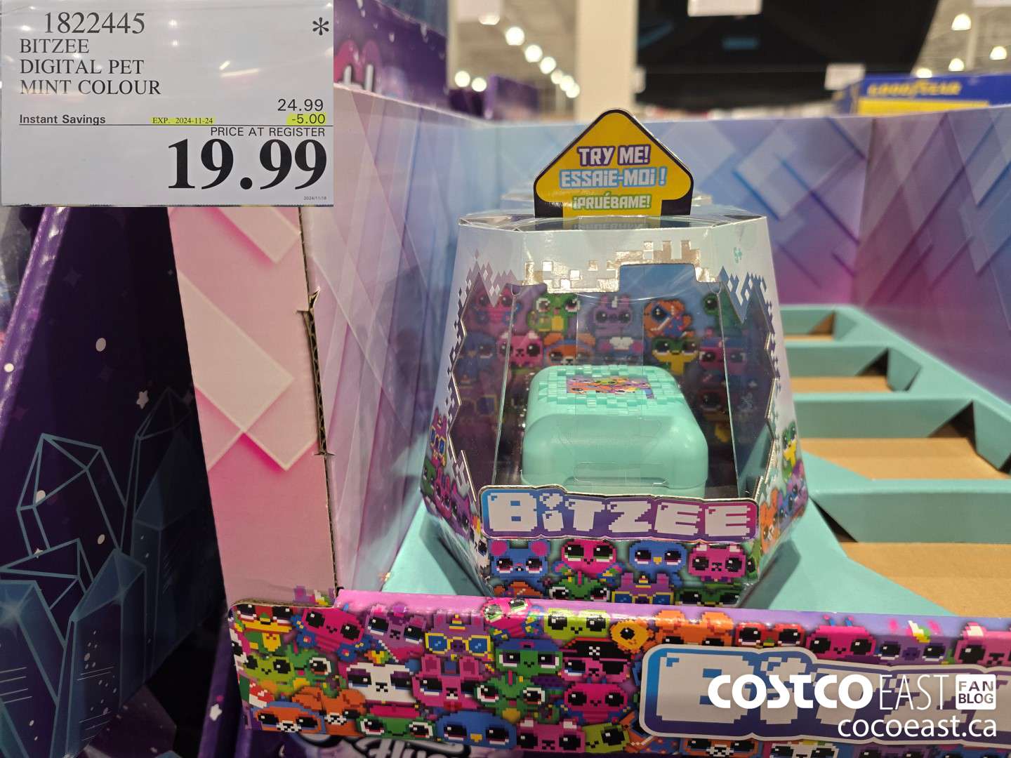 1822445 BITZEE DIGITAL PET MINT COLOUR ($5.00 INSTANT SAVINGS EXPIRES ON 2024-11-24) $24.99