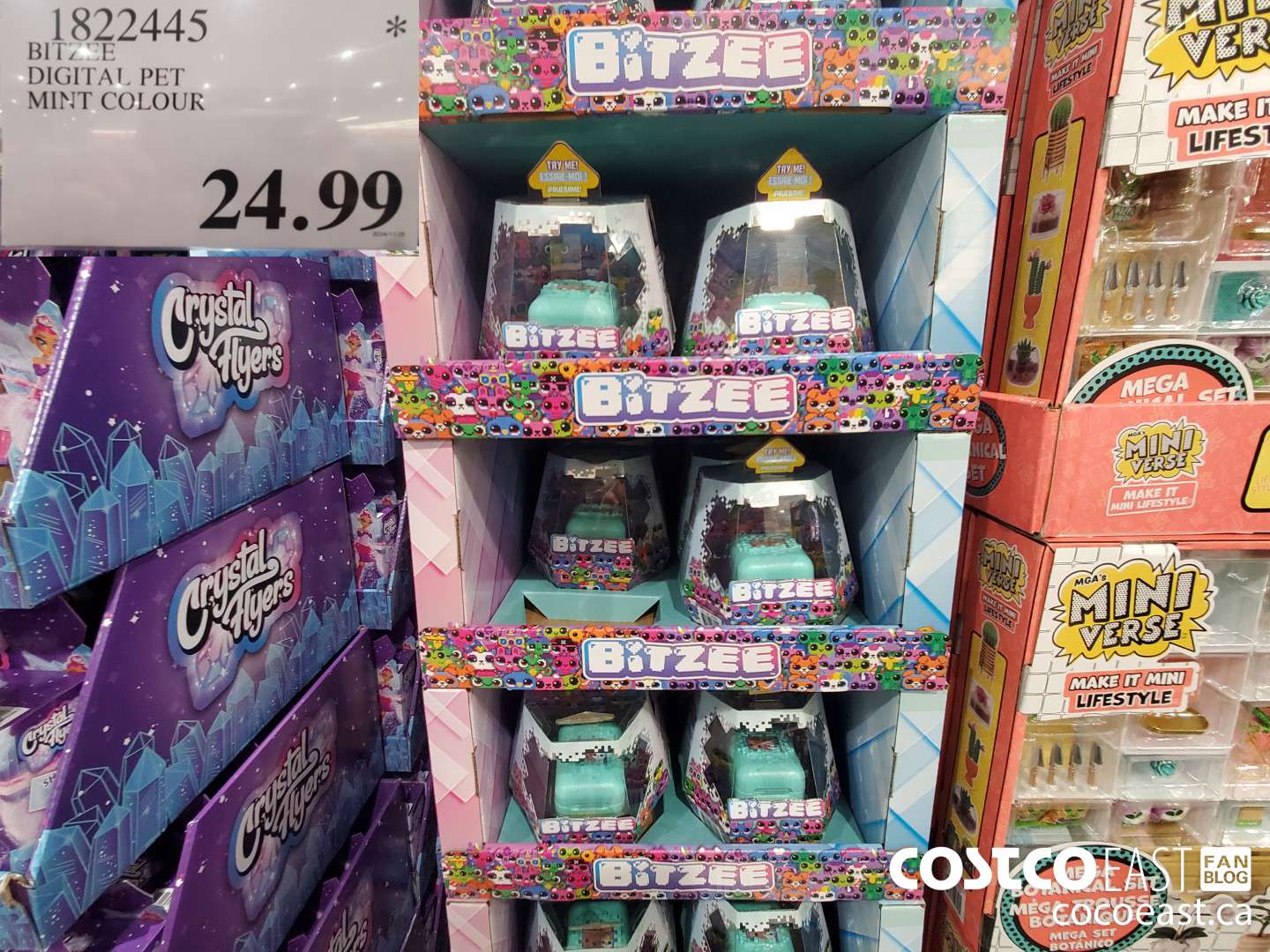 1822445 BITZEE DIGITAL PET MINT COLOUR $24.99