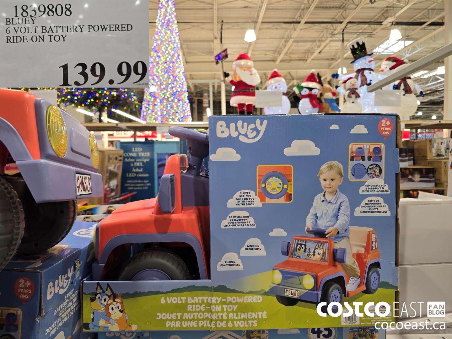 1839808 BLUEY 6 VOLT BATTERY POWERED RIDE-ON TOY $139.99