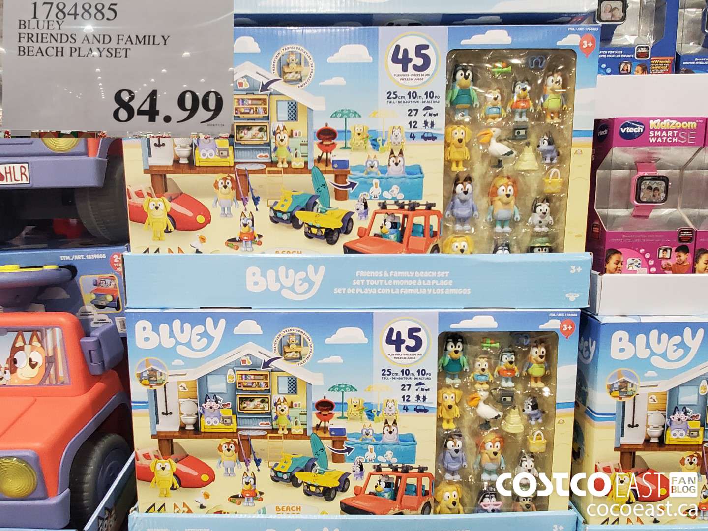 1784885 BLUEY FRIENDS AND FAMILY BEACH PLAYSET $84.99