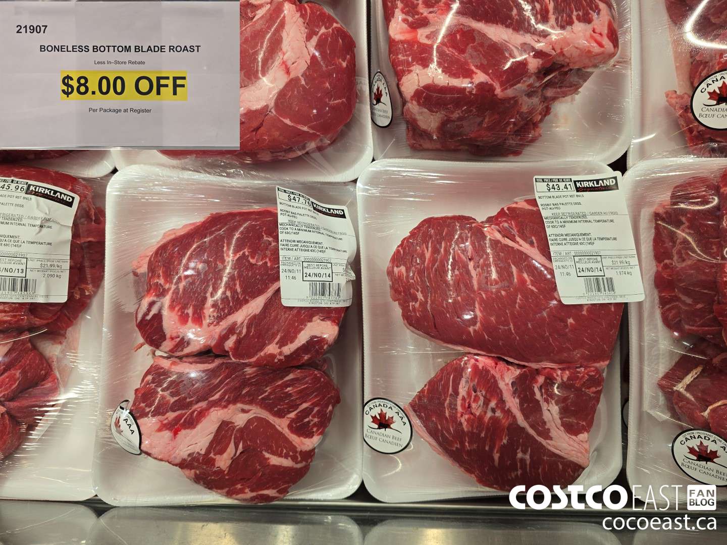 21907 BONELESS BOTTOM BLADE ROAST ($8.00 INSTANT SAVINGS)