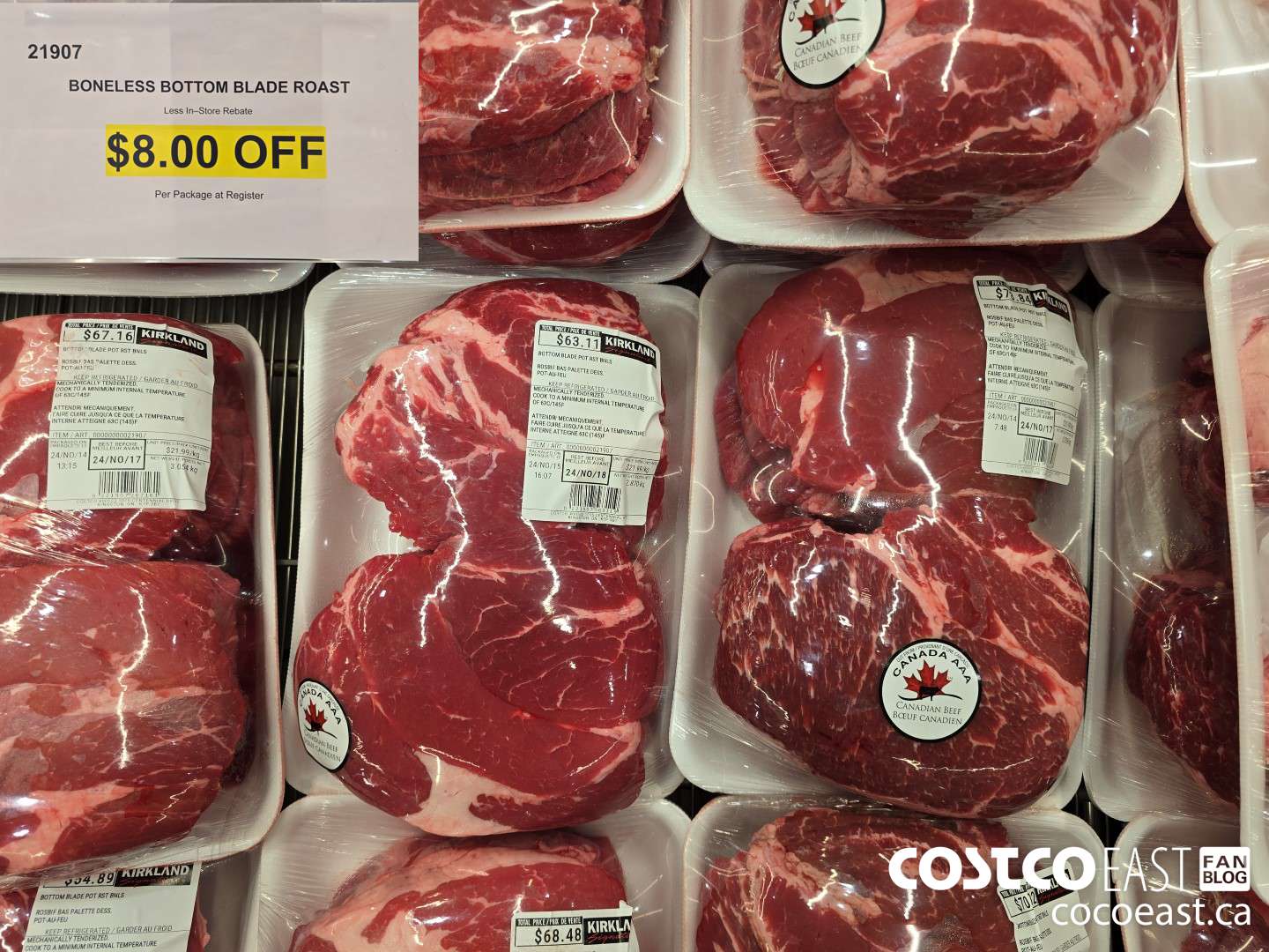 21907 BONELESS BOTTOM BLADE ROAST ($8.00 INSTANT SAVINGS)