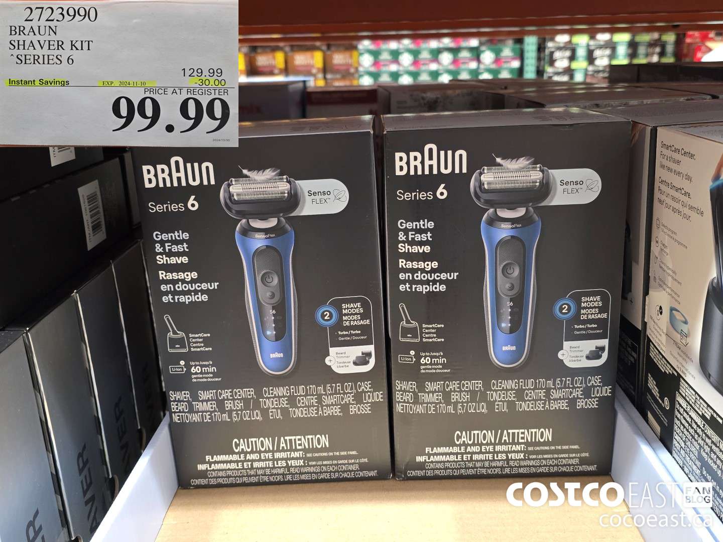2723990 BRAUN SHAVER KIT SERIES 6 ($30.00 INSTANT SAVINGS EXPIRES ON 2024-11-10) $99.99