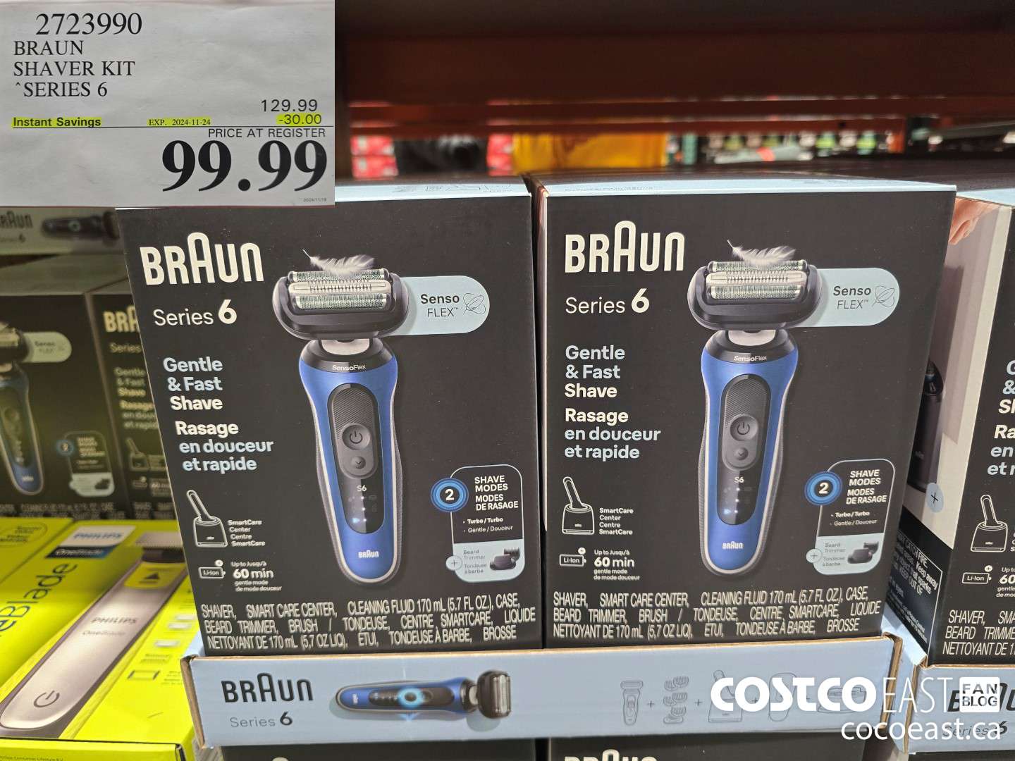 2123990 BRAUN SHAVER KIT SERIES 6 ($30.00 INSTANT SAVINGS EXPIRES ON 2024-11-24) $99.99