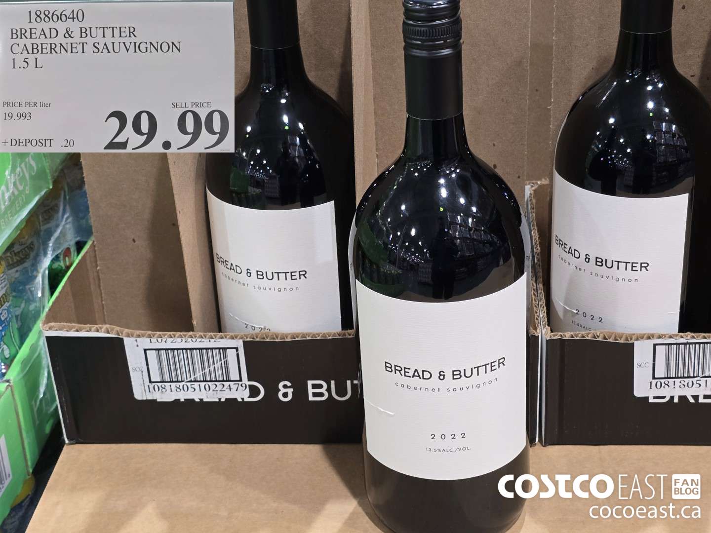 1886640 BREAD & BUTTER CABERNET SAUVIGNON 1.5 L $29.99