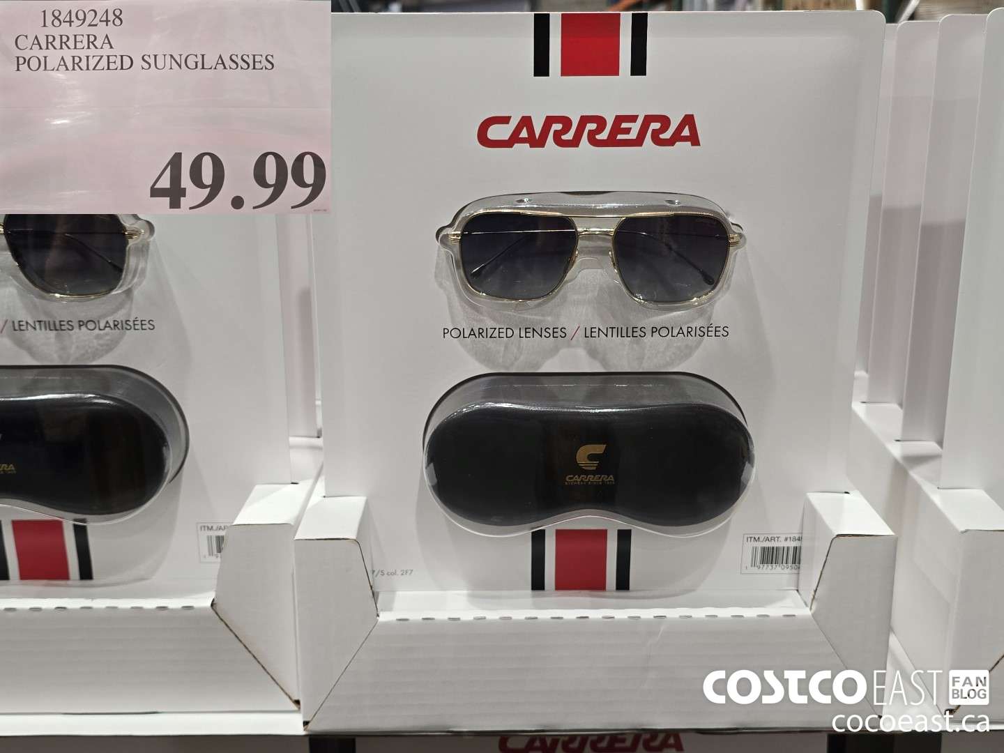 1849248 CARRERA POLARIZED SUNGLASSES $49.99