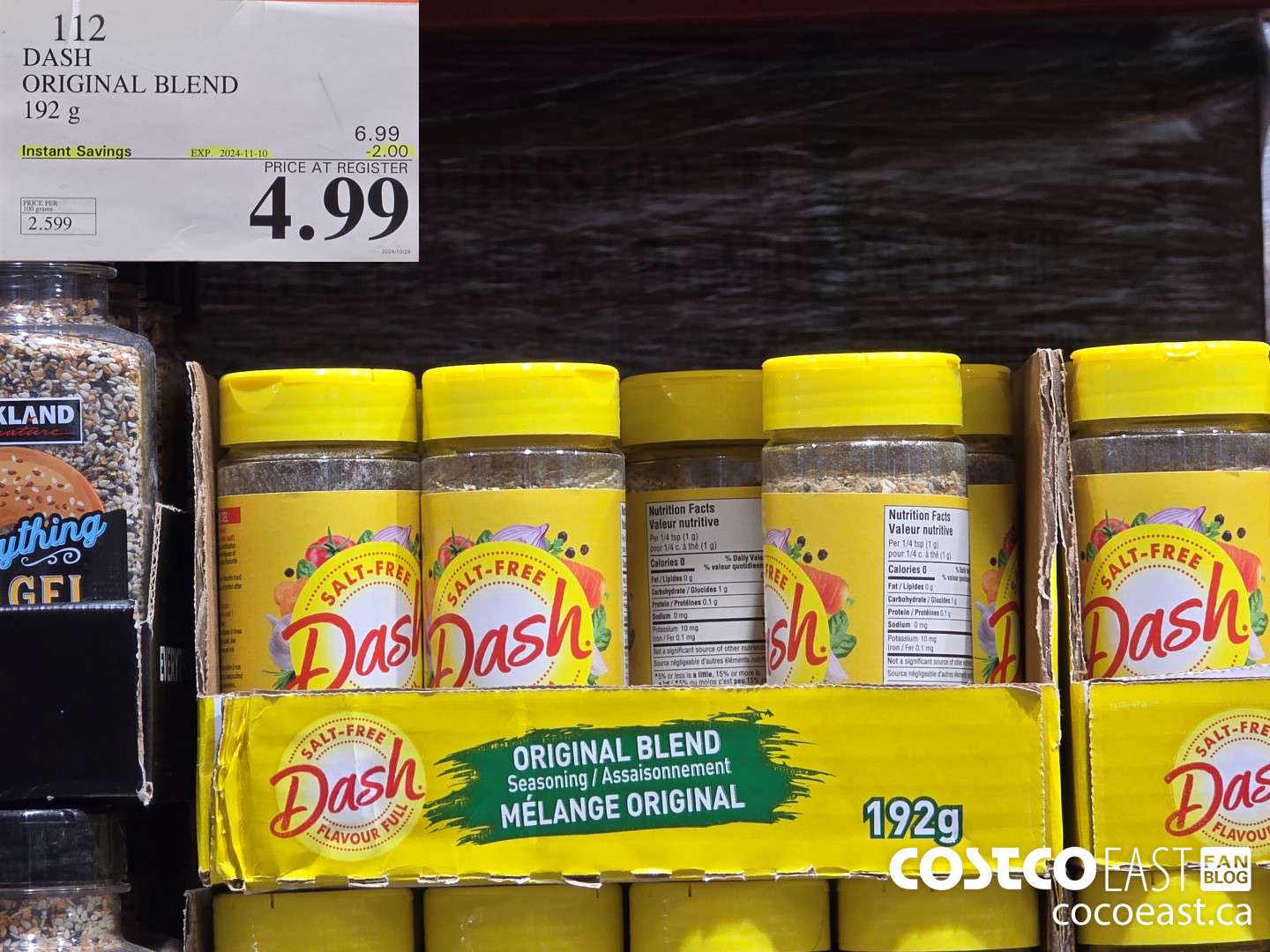 112 DASH ORIGINAL BLEND 192 G ($2.00 INSTANT SAVINGS EXPIRES ON 2024-11-10) $4.99