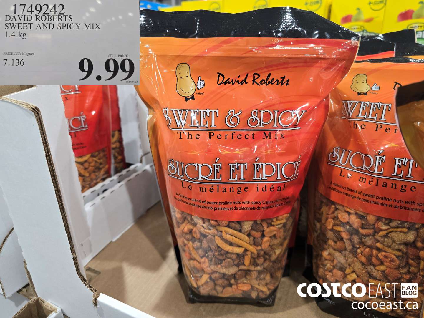 1749242 DAVID ROBERTS SWEET AND SPICY MIX 1.4 kg $9.99