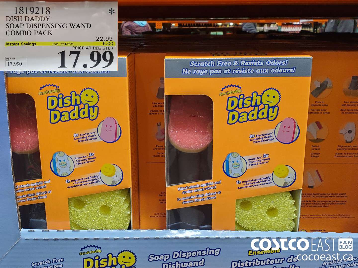 1819218 DISH DADDY SOAP DISPENSING WAND COMBO PACK ($5.00 INSTANT SAVINGS EXPIRES ON 2024-12-22) $17.99