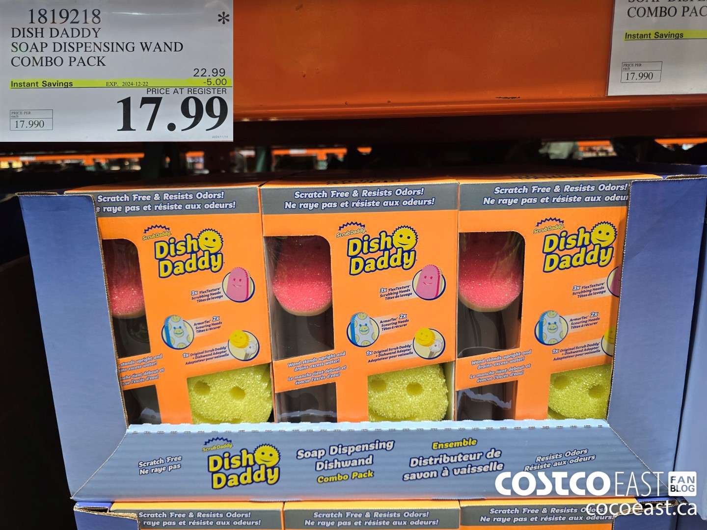 1819218 DISH DADDY SOAP DISPENSING WAND COMBO PACK ($5.00 INSTANT SAVINGS EXPIRES ON 2024-12-22) $17.99