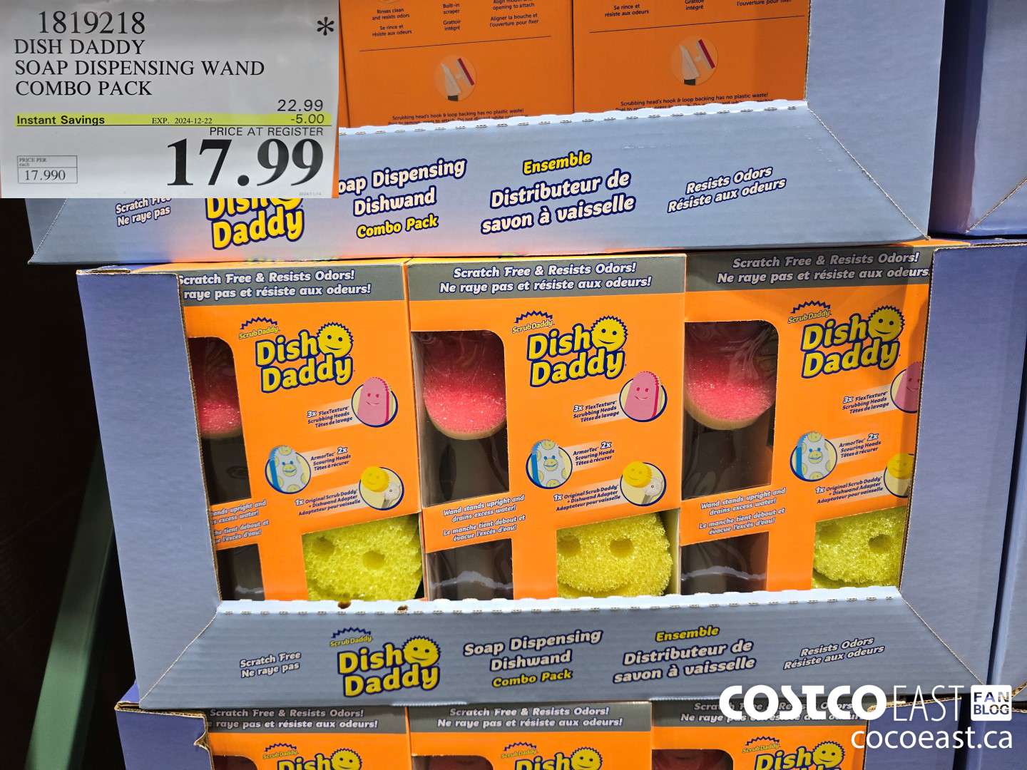 1819218 DISH DADDY SOAP DISPENSING WAND COMBO PACK ($5.00 INSTANT SAVINGS EXPIRES ON 2024-12-22) $17.99