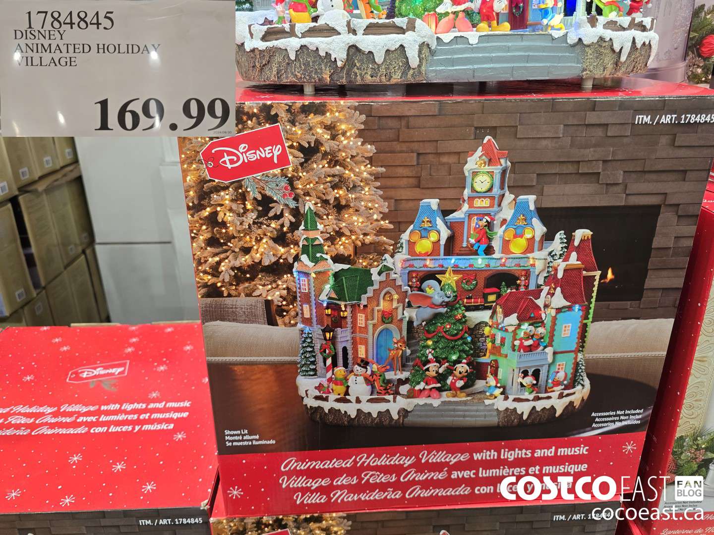 1784845 DISNEY ANIMATED HOLIDAY VILLAGE $169.99