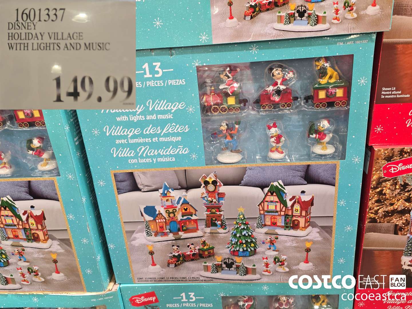 1601337 DISNEY HOLIDAY VILLAGE WITH LIGHTS AND MUSIC $149.99