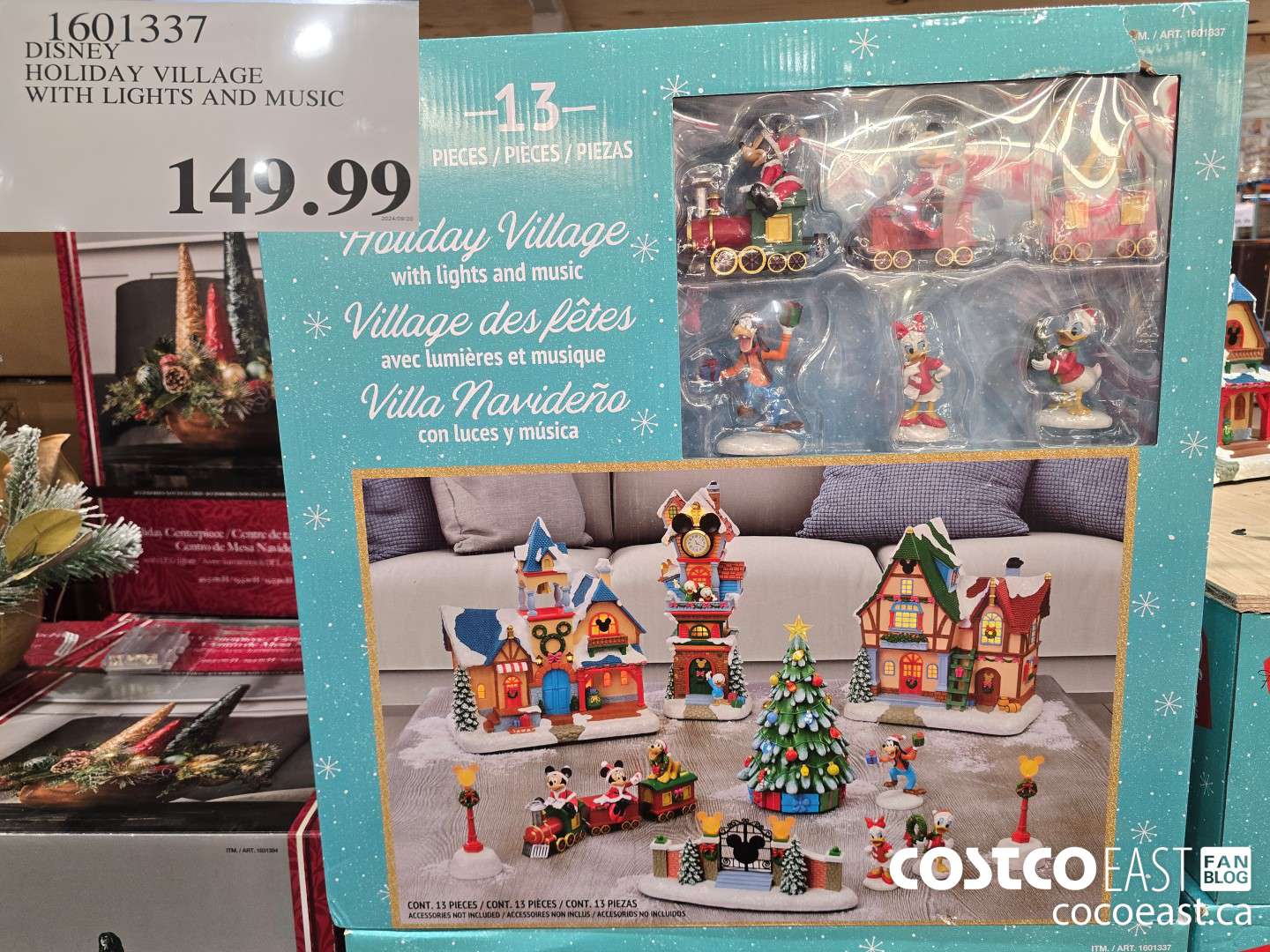 1601337 DISNEY HOLIDAY VILLAGE WITH LIGHTS AND MUSIC $149.99