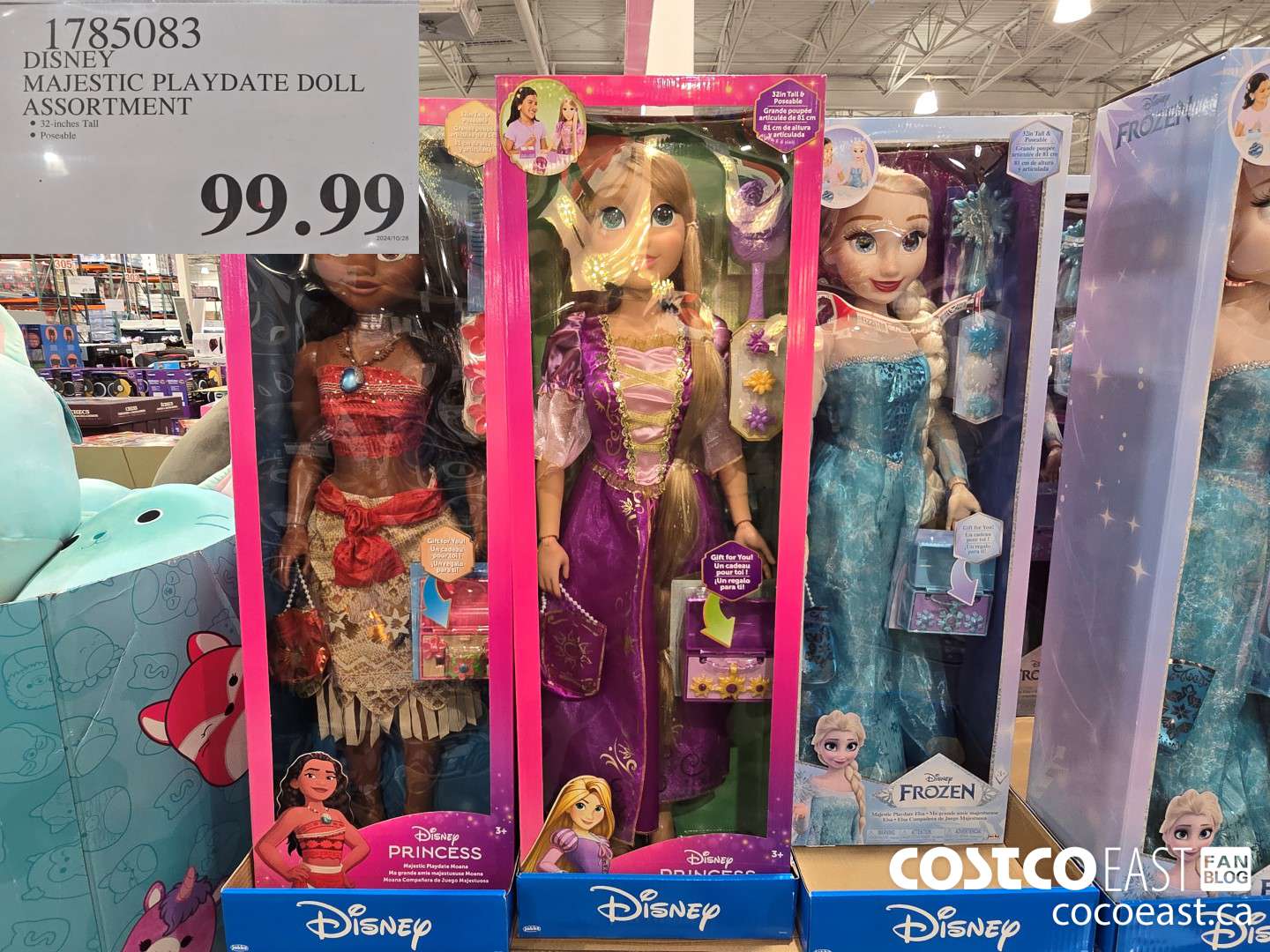 1785083 DISNEY MAJESTIC PLAY DATE DOLL ASSORTMENT $99.99
