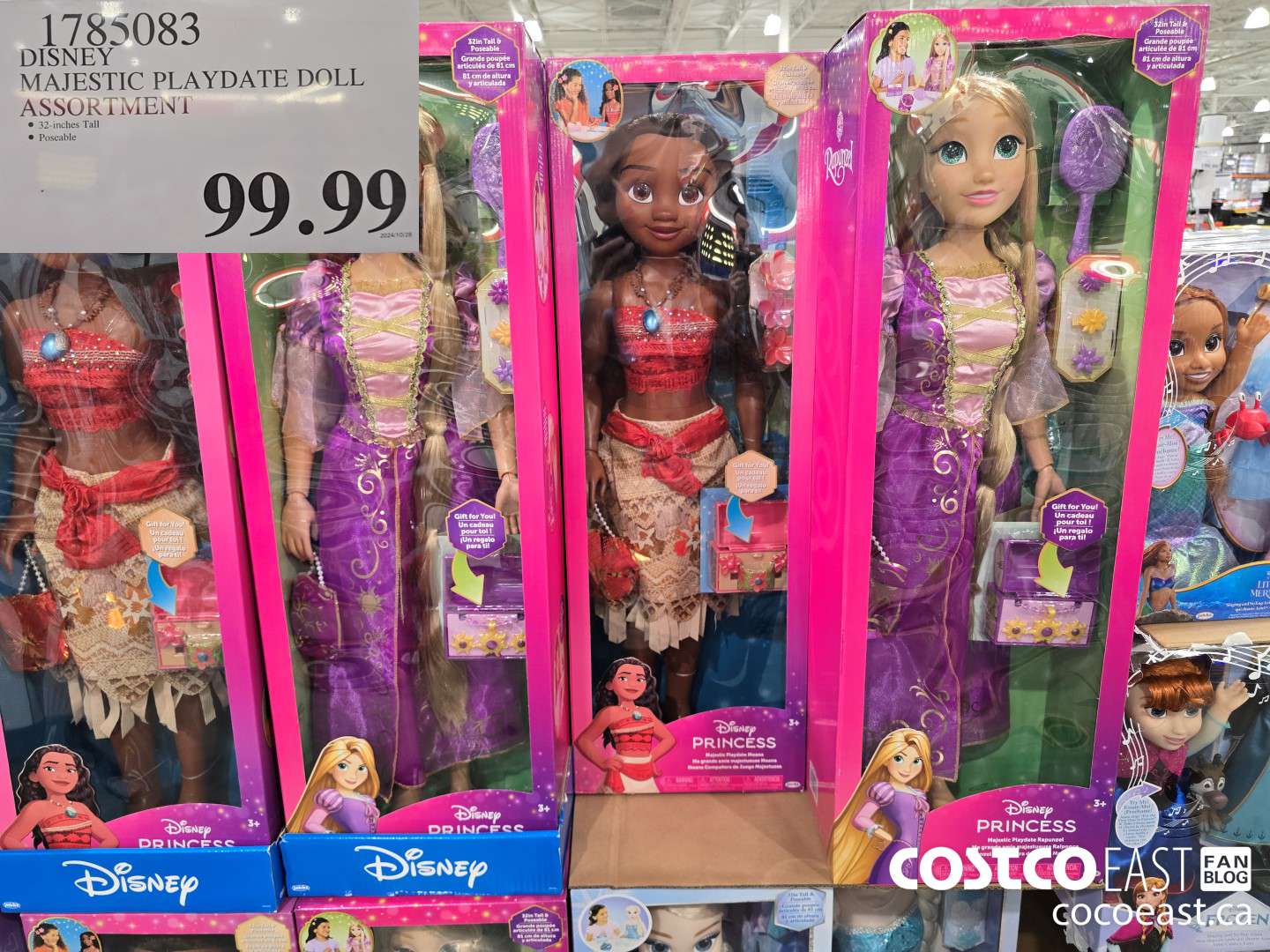 1785083 DISNEY MAJESTIC PLAY DATE DOLL ASSORTMENT $99.99