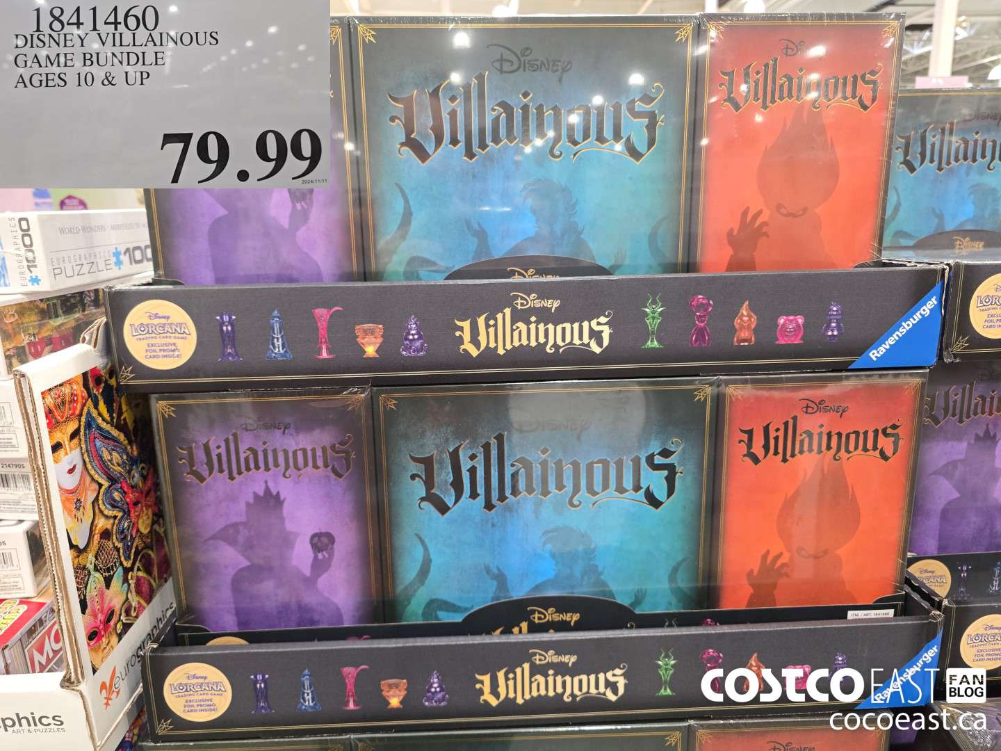 1841460 DISNEY VILLAINOUS GAME BUNDLE AGES 10 & UP $79.99