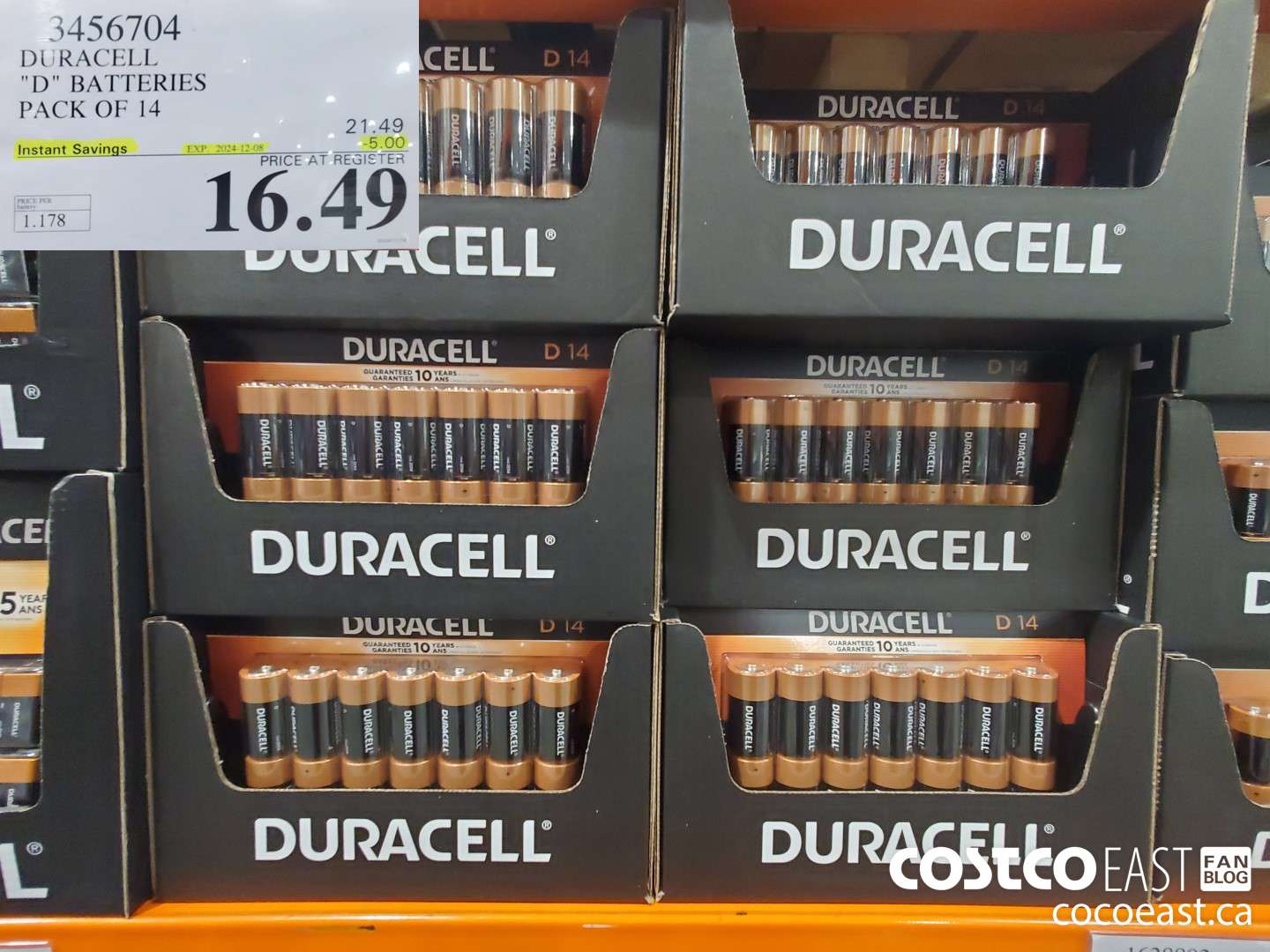 3456704 DURACELL 