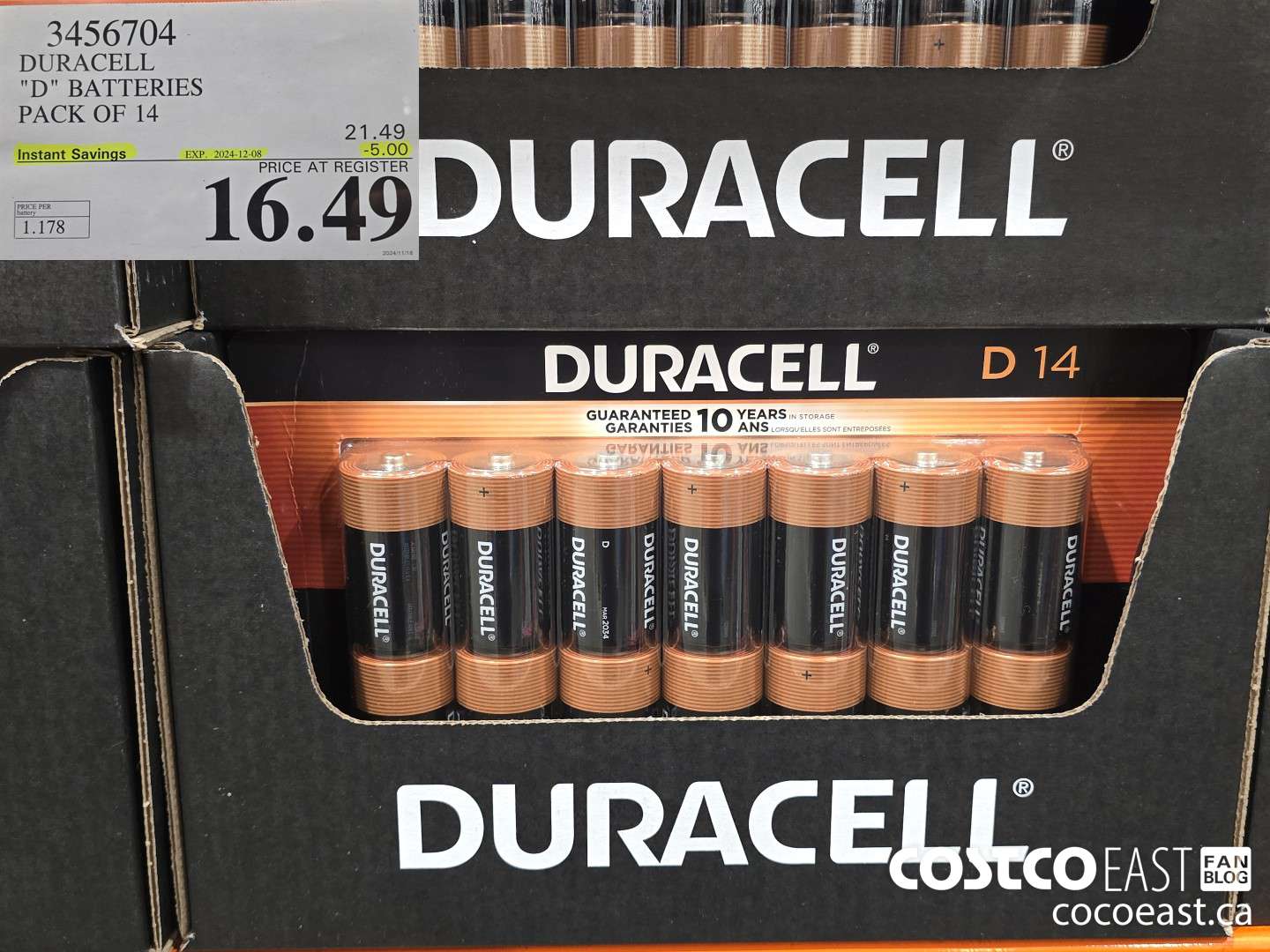 3456704 DURACELL 