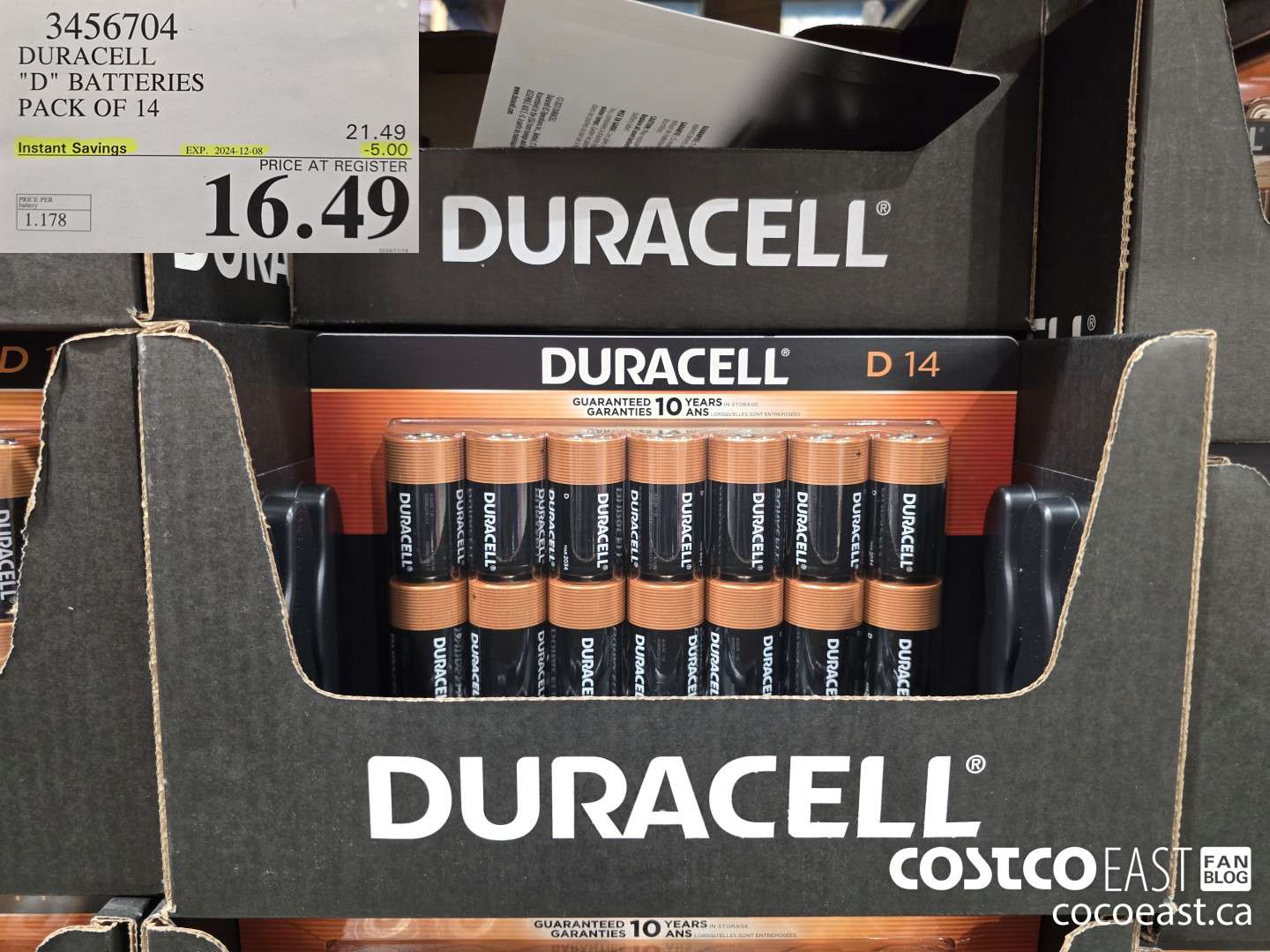 3456704 DURACELL 