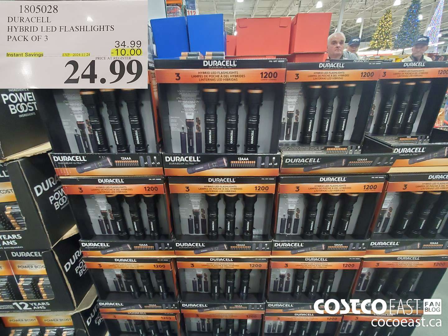 1805028 DURACELL HYBRID LED FLASHLIGHTS 3 PK ($10.00 INSTANT SAVINGS EXPIRES ON 2024-11-24) $24.99