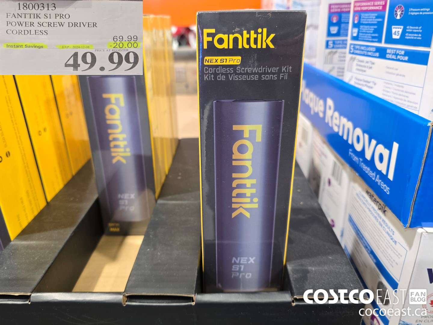 1800313 FANTTIK S1 PRO POWER SCREW DRIVER CORDLESS ($20.00 INSTANT SAVINGS EXPIRES ON 2024-12-08) $49.99