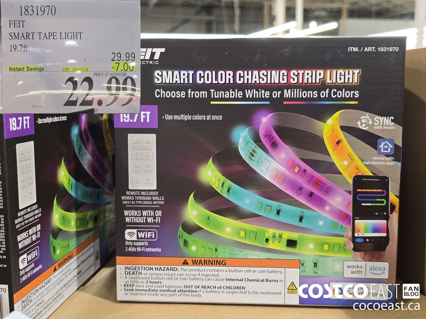 1831970 FEIT SMART TAPE LIGHT 19.7ft ($7.00 INSTANT SAVINGS EXPIRES ON 2024-11-24) $22.99