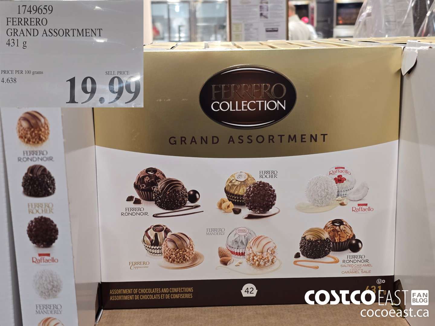 1749659 FERRERO GRAND ASSORTMENT 431 G $19.99