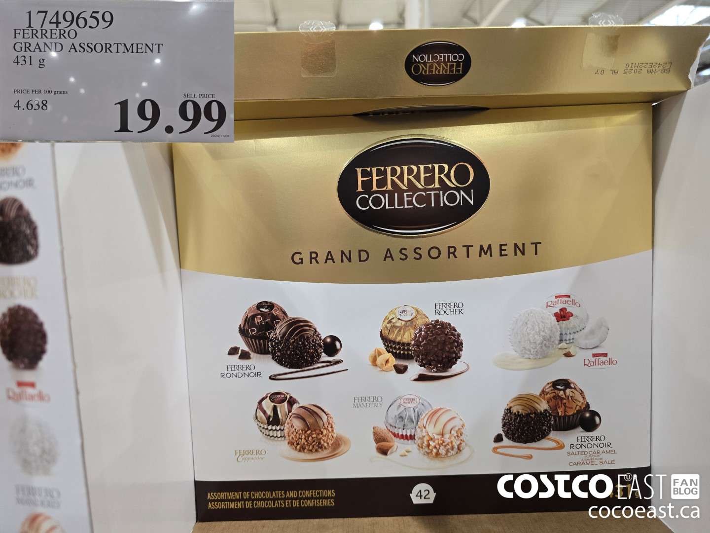 1749659 FERRERO GRAND ASSORTMENT 431 G $19.99