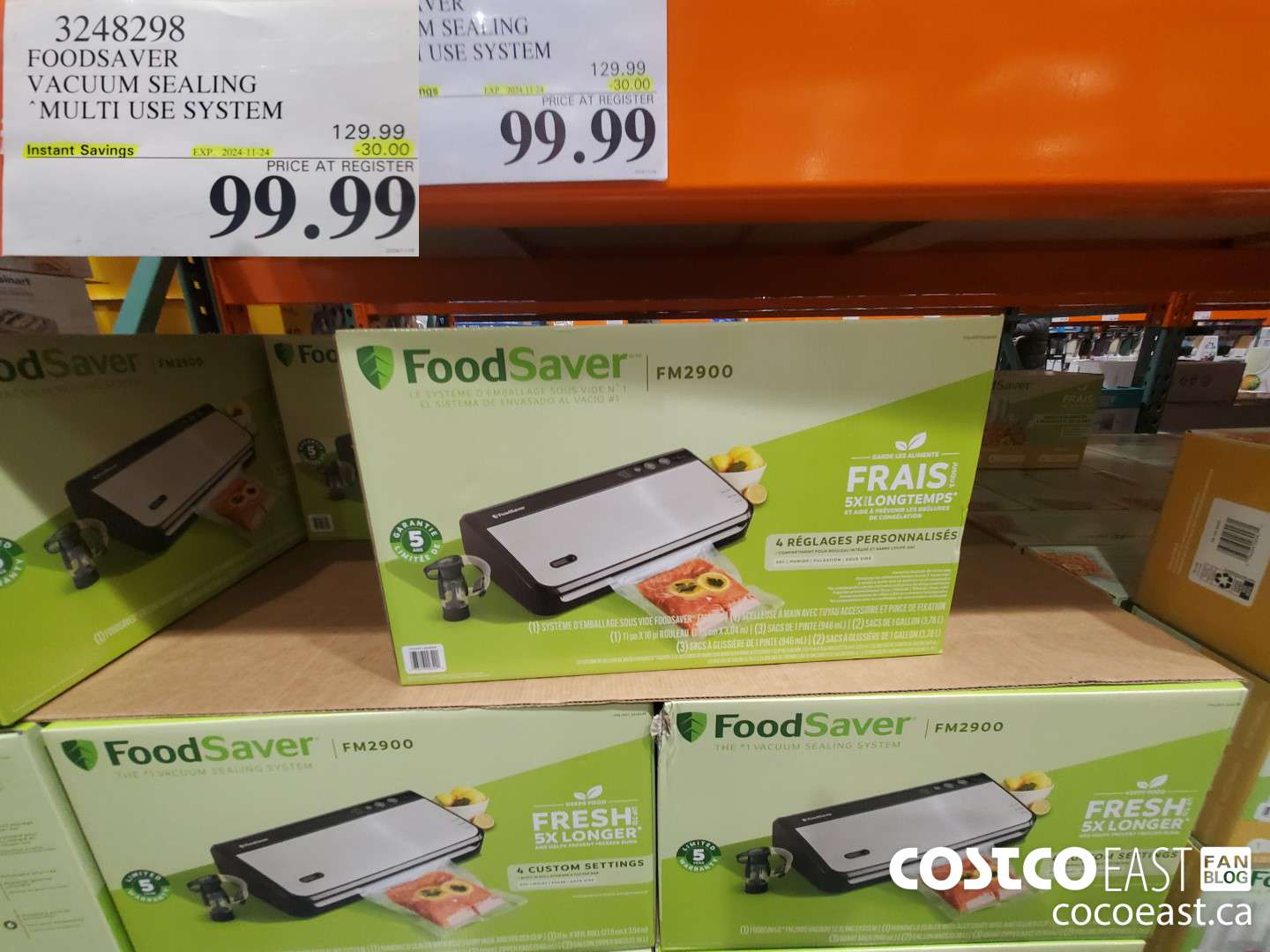 3248298 FOODSAVER VACUUM SEALING MULTI USE SYSTEM ($30.00 INSTANT SAVINGS EXPIRES ON 2024-11-24) $99.99