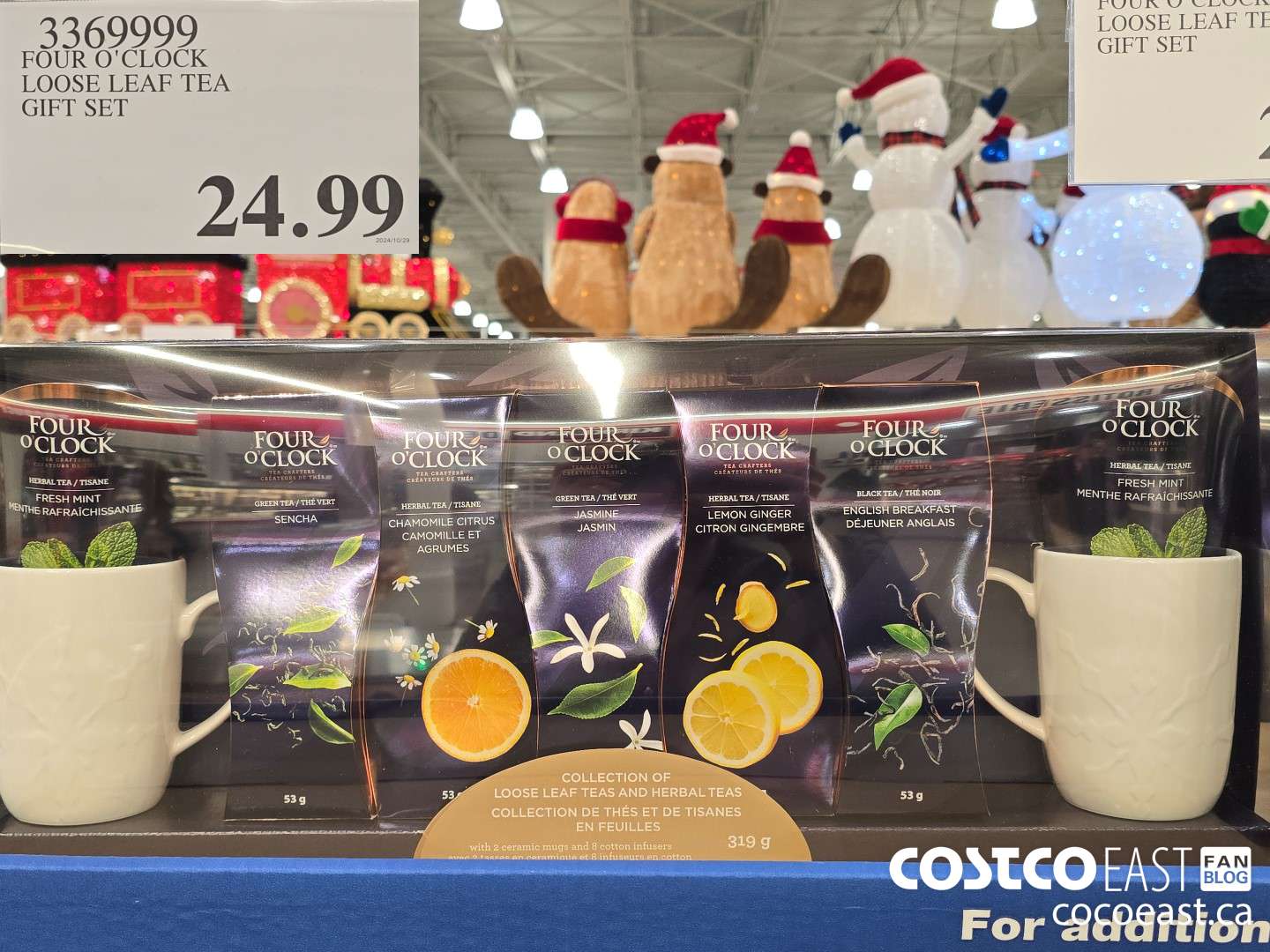 3369999 FOUR O'CLOCK LOOSE LEAF TEA GIFT SET $24.99