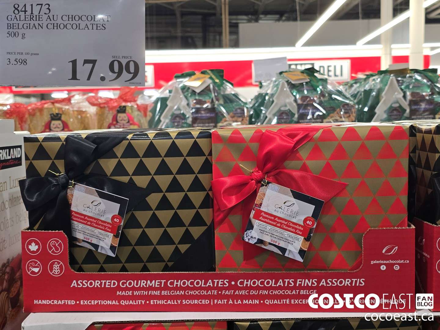 84173 GALERIE AU CHOCOLAT BELGIAN CHOCOLATES 500 G $17.99