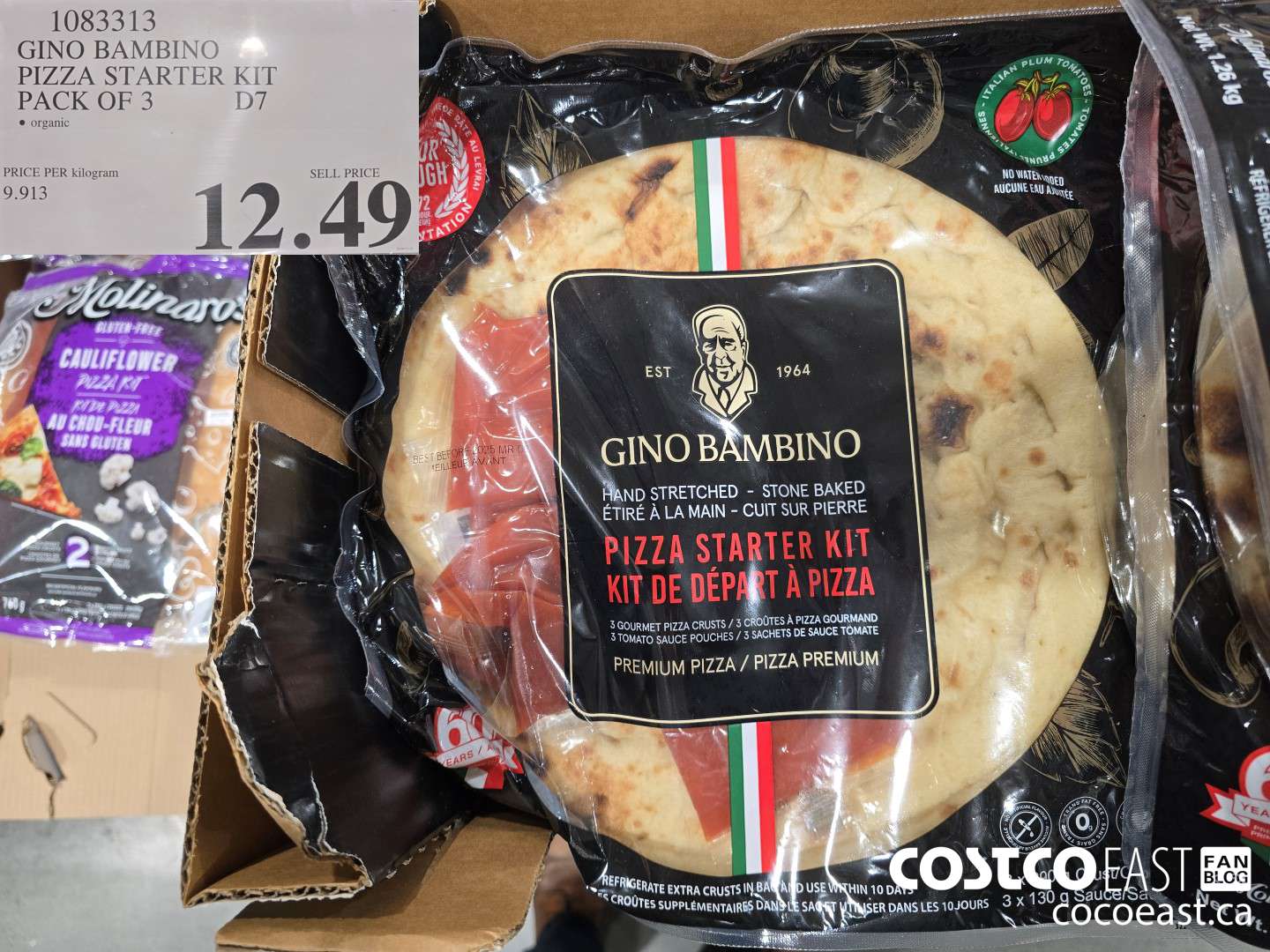 1083313 GINO BAMBINO PIZZA STARTER KIT PACK OF 3 $12.49