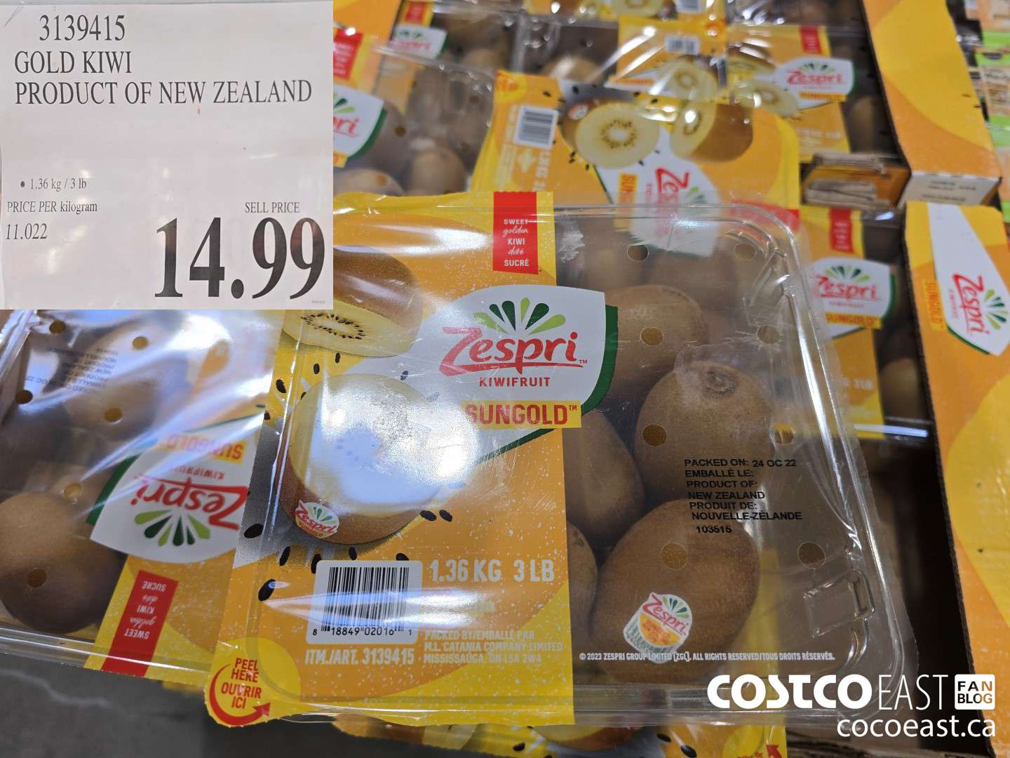 3139415 GOLD KIWI FRUIT PRODUCT OF NEW ZEALAND $14.99